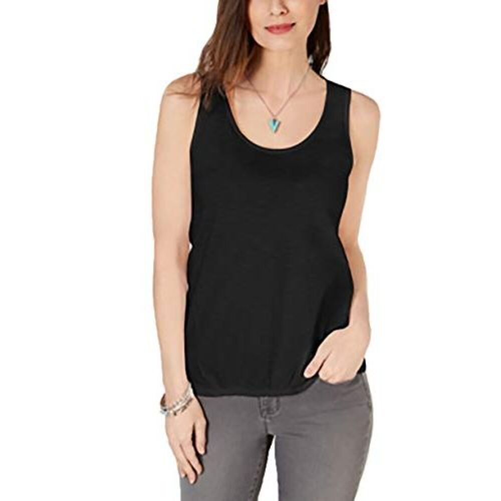 Style & Co Scrunch Front Tank Top